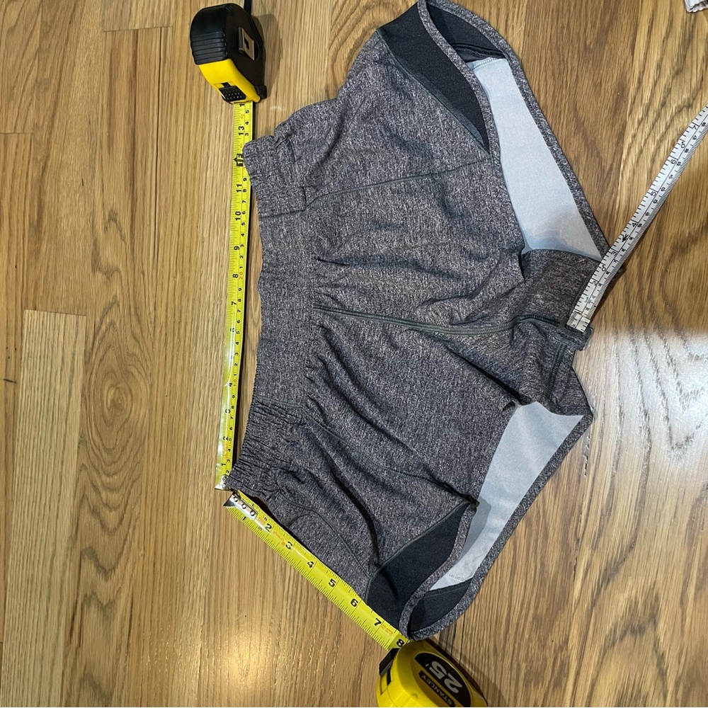 Gray lululemon shorts